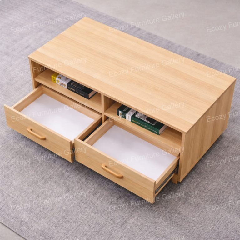 Edson Wooden Coffee Table (2)