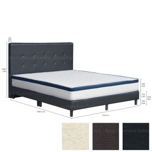 Felix Faux Leather Divan Bedframe 1 1