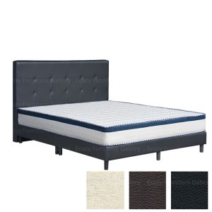 Felix Faux Leather Divan Bedframe 1 2