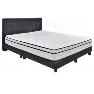 Orthopedic 3 Zone Spring Mattress with Bedframe Set 2