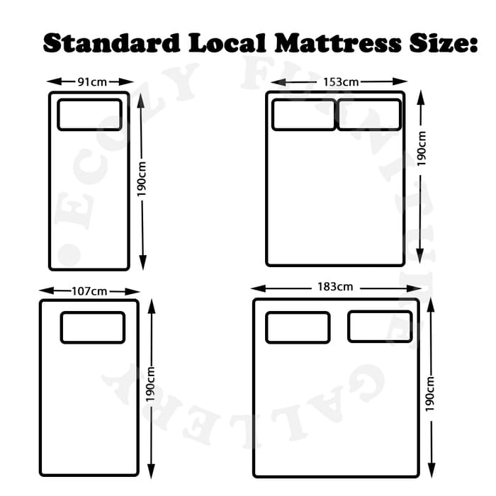 Standard Local Mattress Sizes