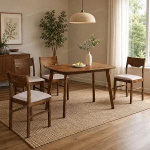 Vitoria Wooden Dining Set (2)