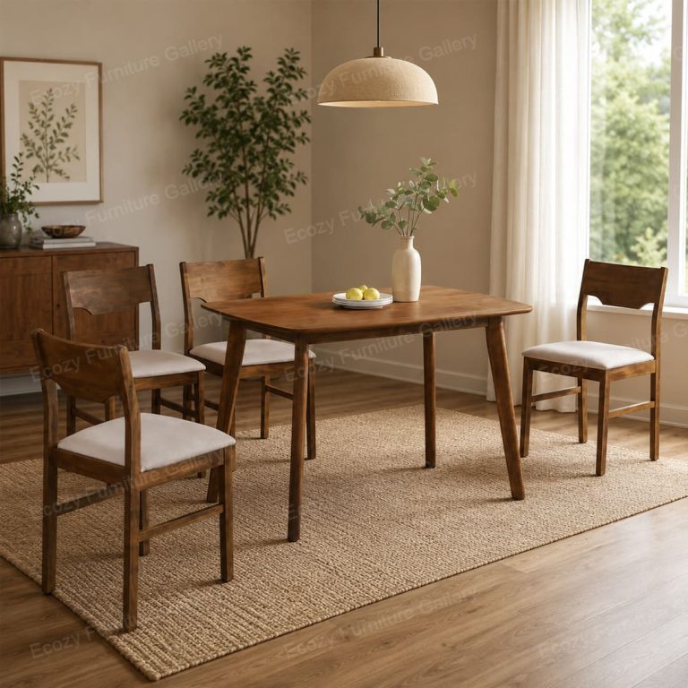 Vitoria Wooden Dining Set (2)