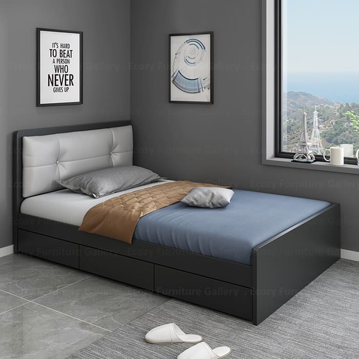 Molly Wooden Drawer Storage Bedframe 1 1