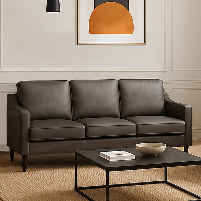 Bruce Modern PU Soft Leather Sofa 1 4