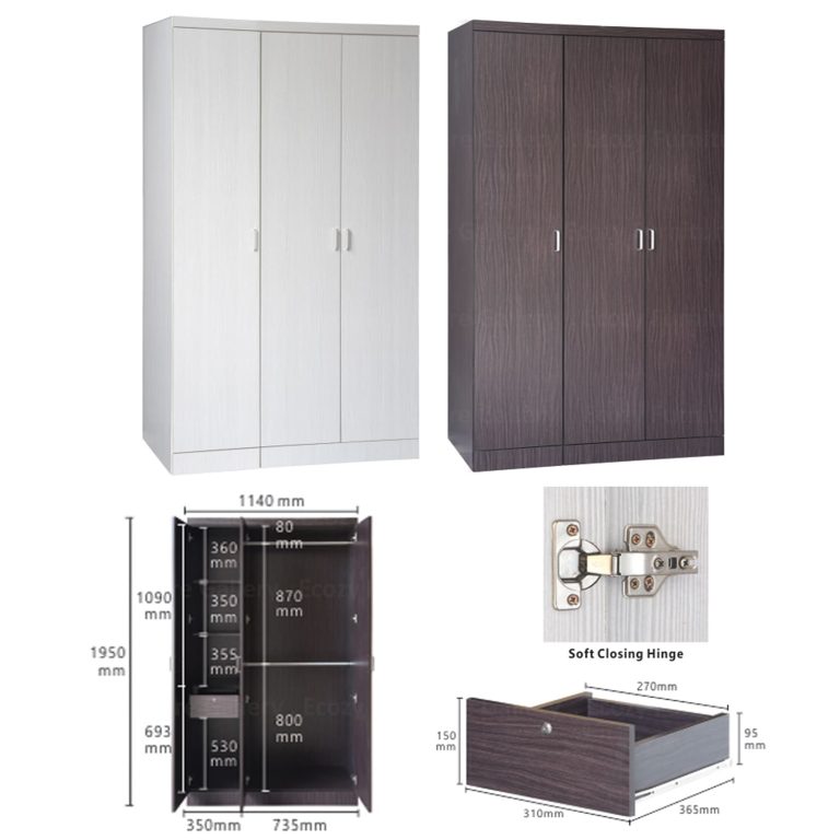 EMMA Swing Door Wardrobe 2