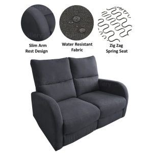 Evelyn Water Resistant Fabric Sofa 1