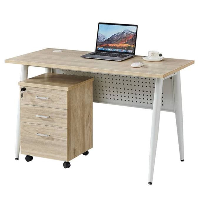 Hess Study Desk with Mobile Pedestal