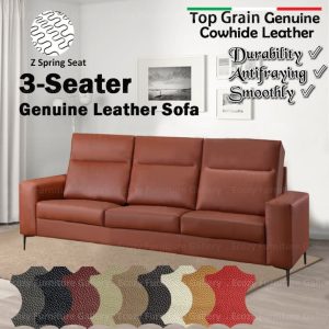 HAILEY Genuine Leather Sofa