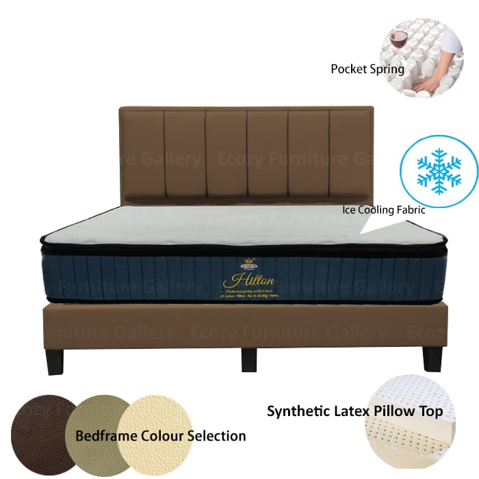 Hilton Pocket Spring Mattress Bundle Package 3