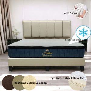 Hilton Pocket Spring Mattress Bundle Package
