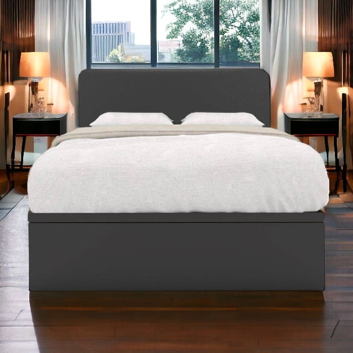 Alton Faux Leather Storage Bed Frame