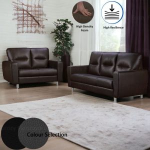 Clayden Faux Leather Sofa 5