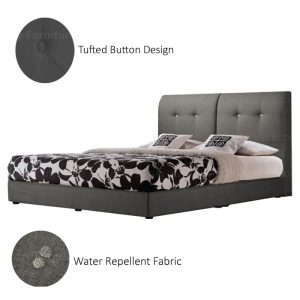 Belieu Water Repellent Fabric Divan Bedframe 5