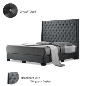 Grandeur Water Repellent Fabric Divan Bedframe 2