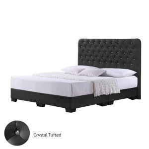 Prince Victoria Faux Leather Divan Bedframe in King Size 2
