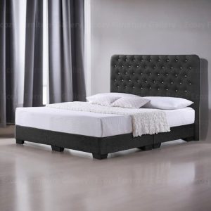Prince Victoria Faux Leather Divan Bedframe in King Size