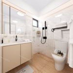 Scandinavian White And Natural Color Bathroom Design