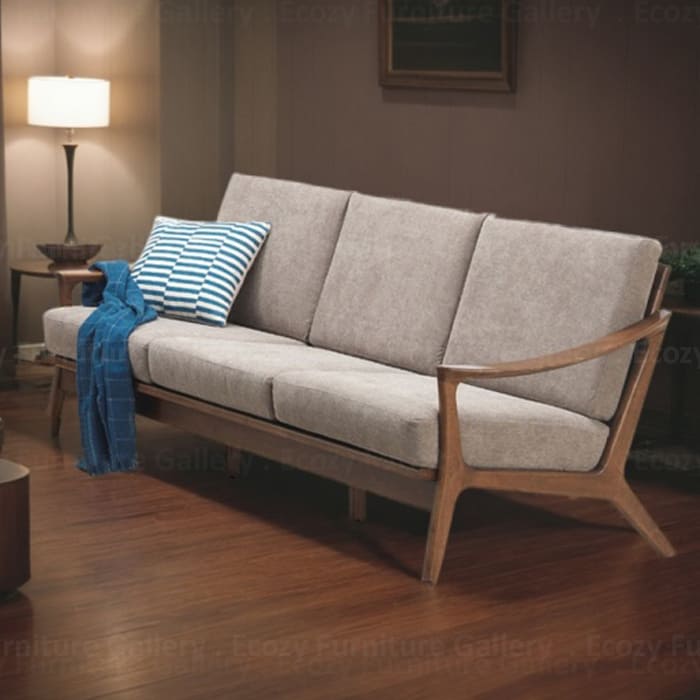 Witty 3 Seater Wooden Sofa