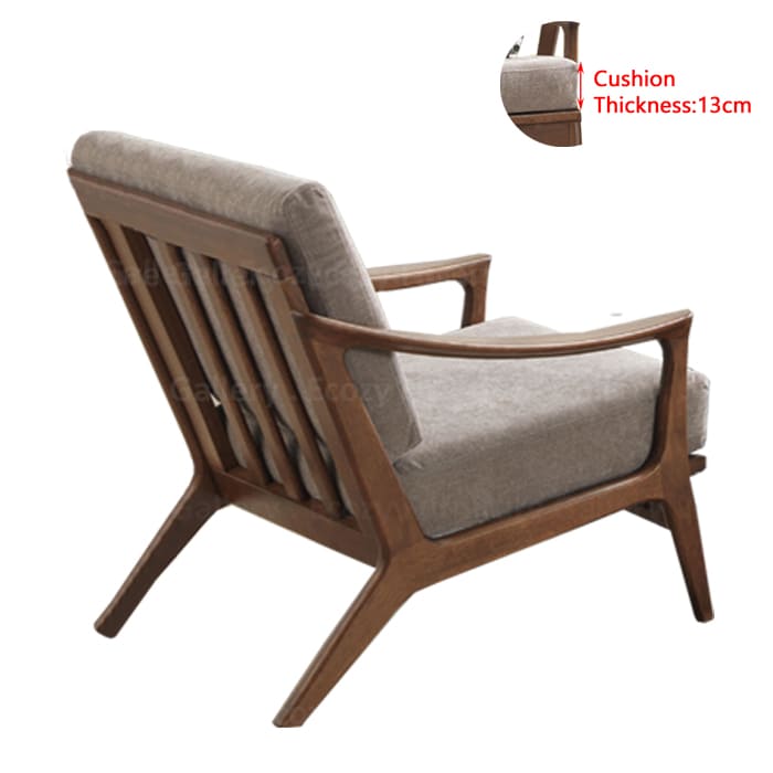 Witty Arm Chair Wooden Sofa 4