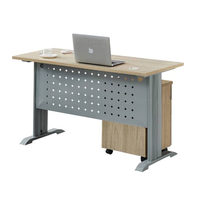 Billy Study Desk with Mobile Pedestal 2