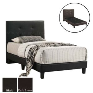Branco Faux Leather Divan Bedframe 1