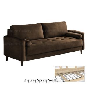 Debra 3 Seater Fabric Sofa 2